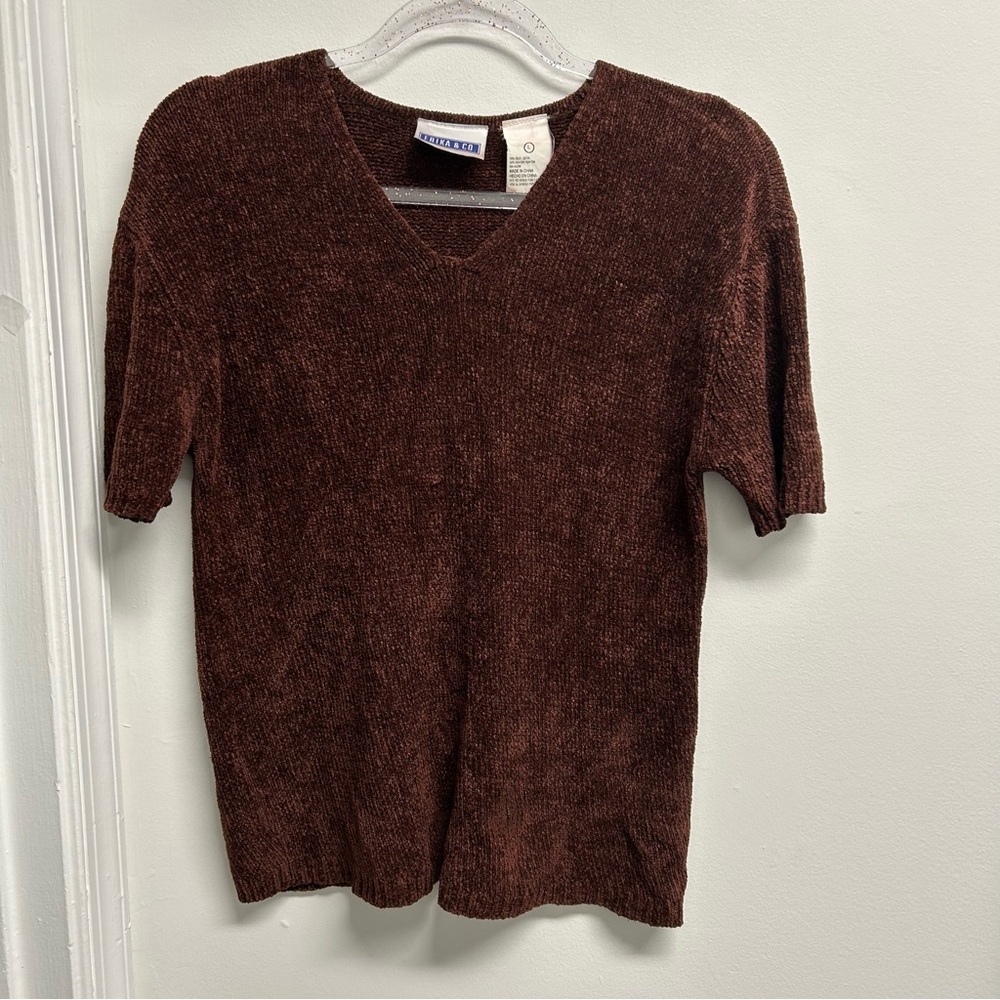 Vintage 90’s Y2K 70% Silk Chenille Sweater